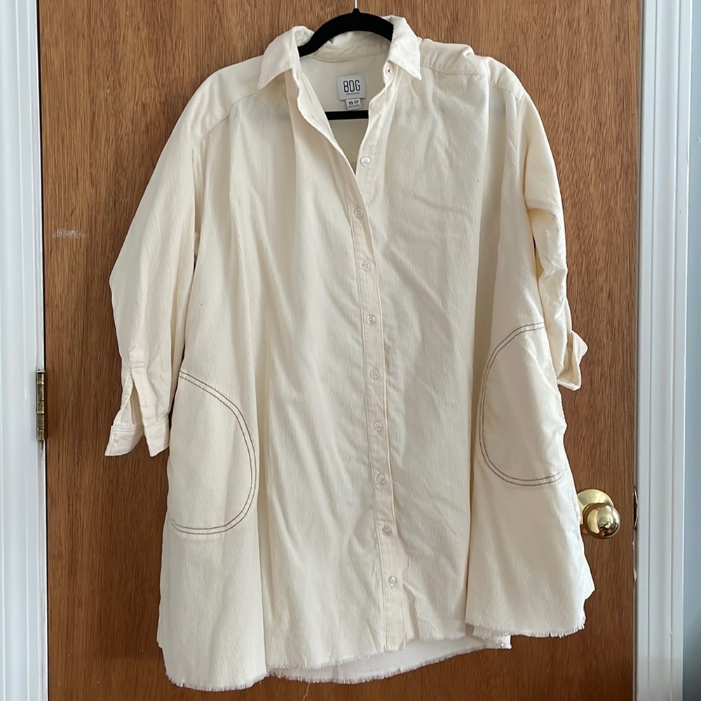 BDG Eldridge Corduroy Shirt Dress